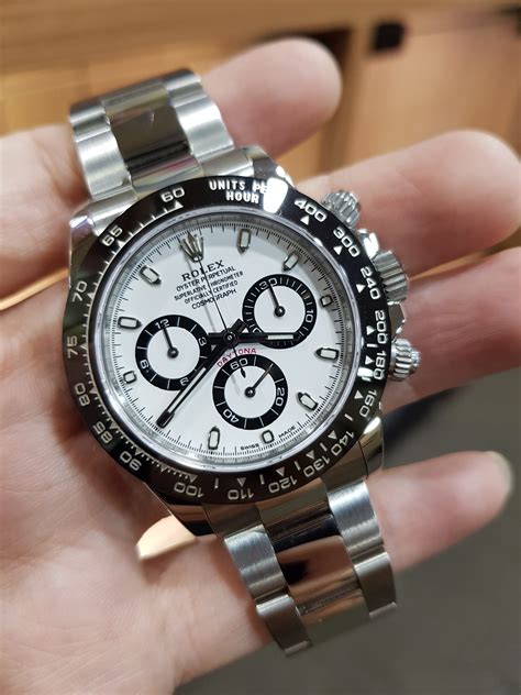 review rolex daytona cosmograph|rolex daytona panda price chart.